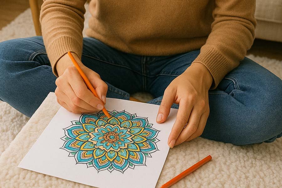 How Colouring Helps Ease Stress